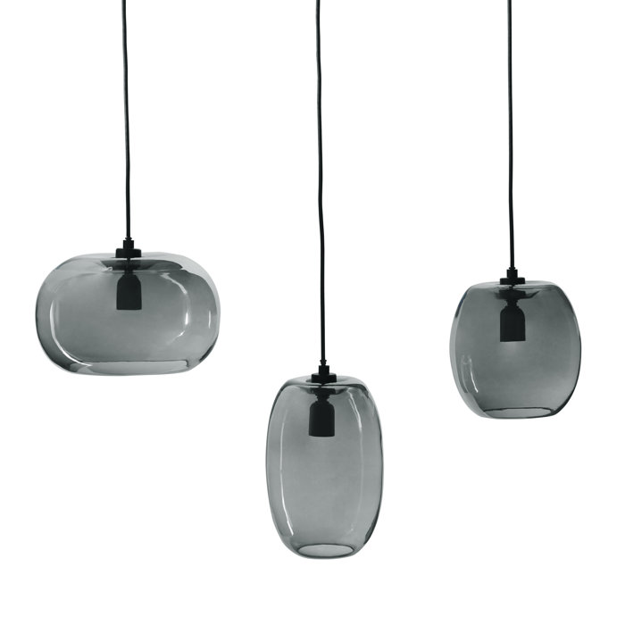 Corrigan Studio® Nelsonville 3 Light Kitchen Island Teardrop Pendant